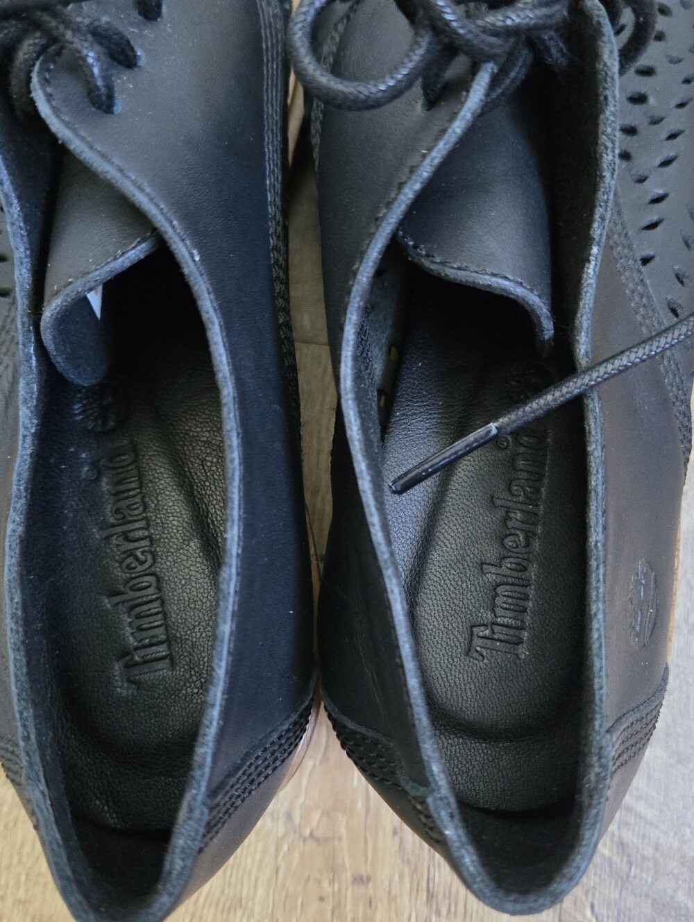 Timberland Ellis Street Oxford Black Womens Size 7.5 Shoes - Picture 8 of 10